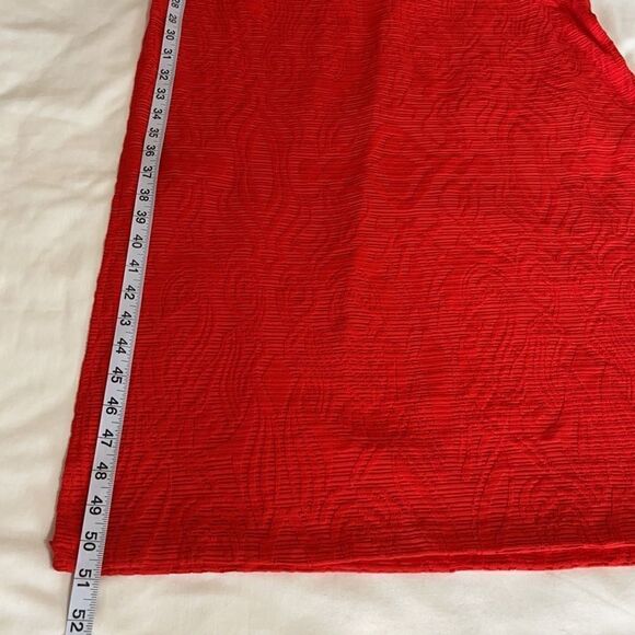 NWT Cache Red Lace Brocade Belted Maxi Dress SMALL - Picture 16 of 16